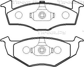 Тормозные колодки HSB передние для Volkswagen Vento 1991-1998. Артикул HP8529