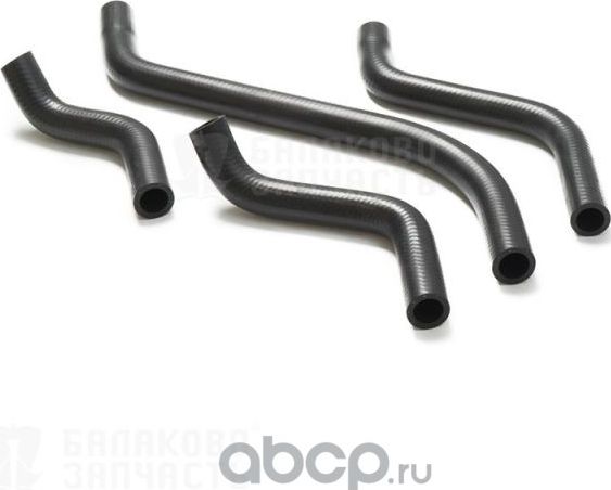 патрубок отопителя БалаковоЗапчасть 2108-21099 из 4 штук комплект в оплётке в уп (Балаково Запчасть). Артикул 06882