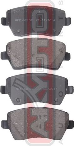 Тормозные колодки Akyoto Packing AKYOTO. Артикул AKD-02102