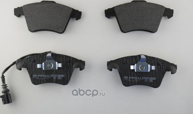 Колодки дискового тормоза передние для автомобилей (Intelli). Артикул D238EI