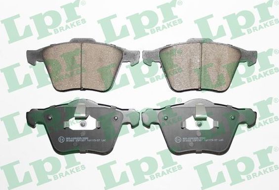 Тормозные колодки LPR. Артикул 05P1507