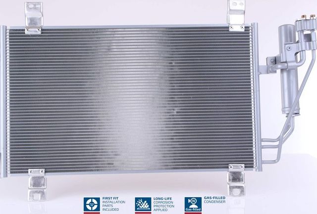 Радиатор кондиционера (конденсатор) Nissens (алюминий) для Mazda 2 III (DJ) 2014-2026. Артикул 940725