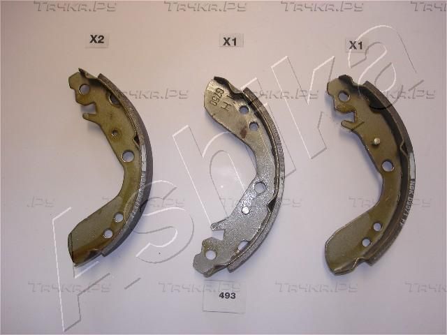 Тормозные колодки ASHIKA задние для Honda Jazz I 2002-2008. Артикул 55-04-493