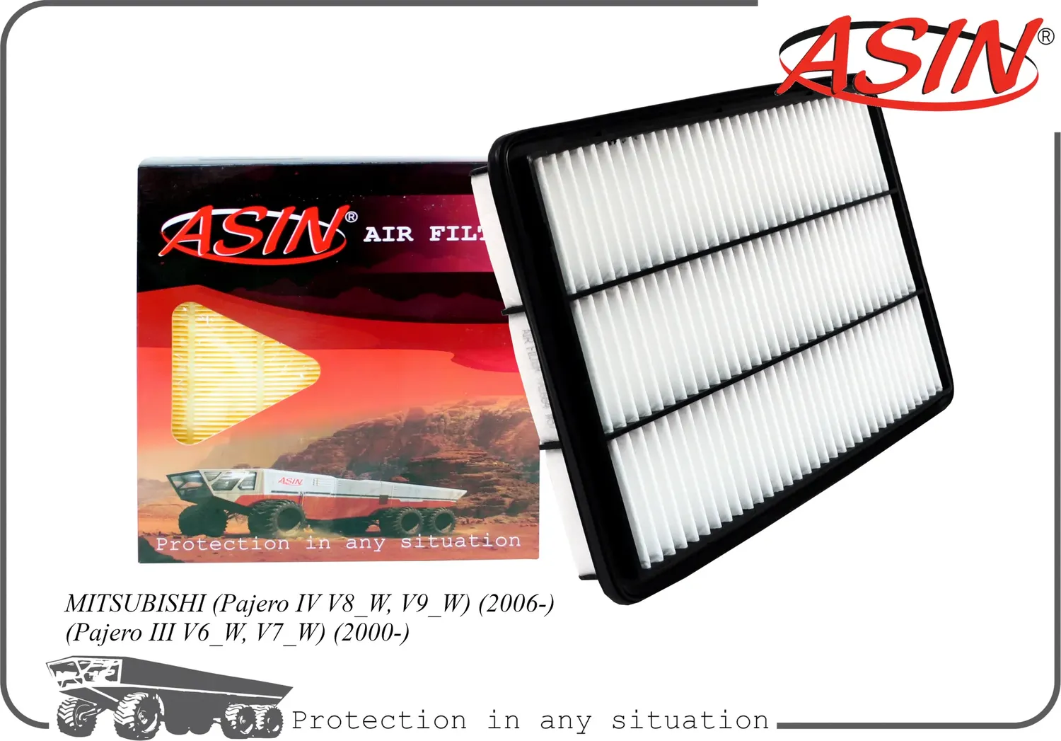 Фильтр воздушный (Asin). Артикул ASINFA2664