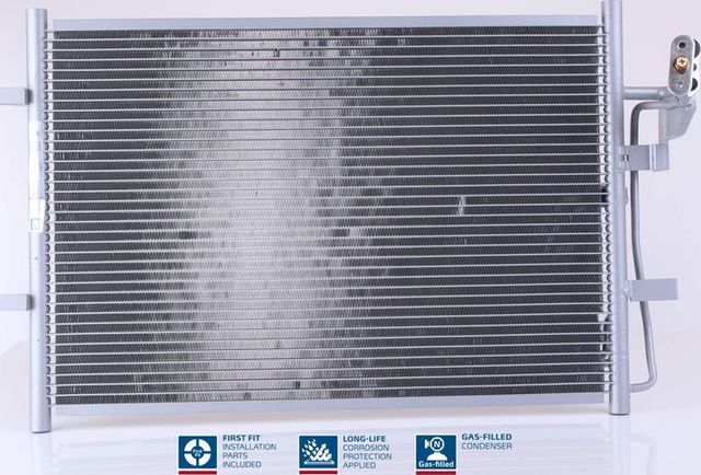 Радиатор кондиционера (конденсатор) Nissens (алюминий) для Mazda 3 II (BL) 2008-2013. Артикул 940148