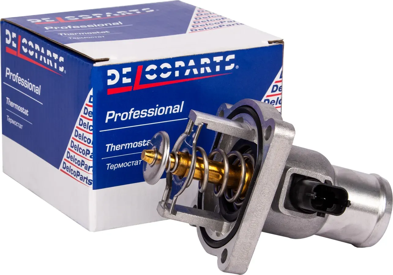 Термостат в сборе Chevrolet AVEO  CRUZE  ORLANDO (Delcoparts). Артикул 19372522