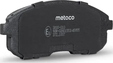 Колодки тормозные NISSAN TEANA 08- передн. (Metaco). Артикул 3000010