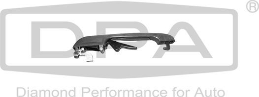 Ручка двери DPA задняя правая для Volkswagen Scirocco II 1983-1989. Артикул 88390135102