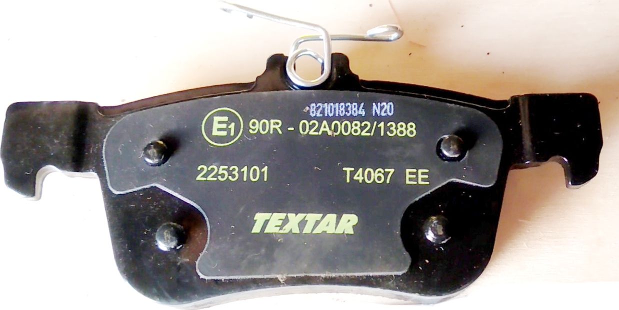 Тормозные колодки Textar задние для Ford S-MAX II 2015-2026. Артикул 2253101