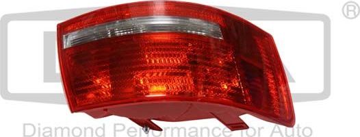 Фонарь задний DPA левый для Audi A6 III (C6) 2004-2011. Артикул 89450212402