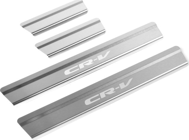 Накладки Rival на пороги (с надписью) для Honda CR-V V 2017-2026. Артикул NP.2101.3