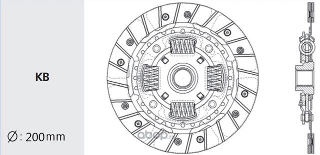 Диск сцепления (Valeo) Valeo. Артикул NS27