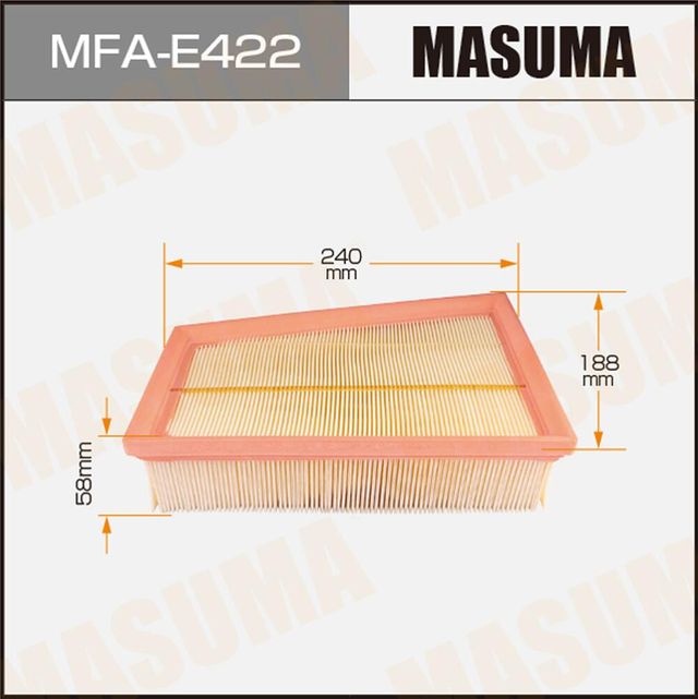 Фильтр воздушный (Masuma). Артикул MFAE422