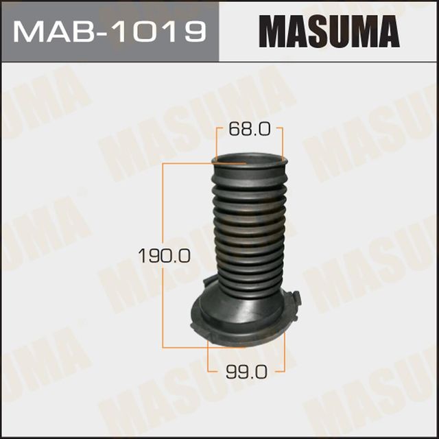 Комплект отбойников и пыльников амортизаторов (стоек) Masuma. Артикул MAB-1019