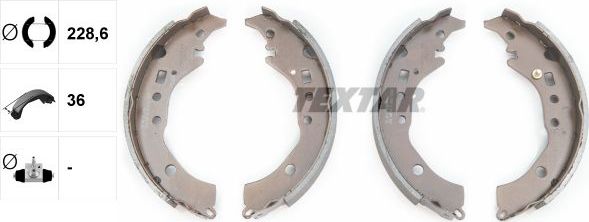 Тормозные колодки Textar. Артикул 91076900