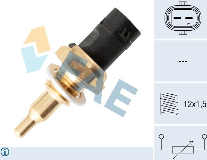 Датчик температуры охлаждающей жидкости FAE. Артикул 33925