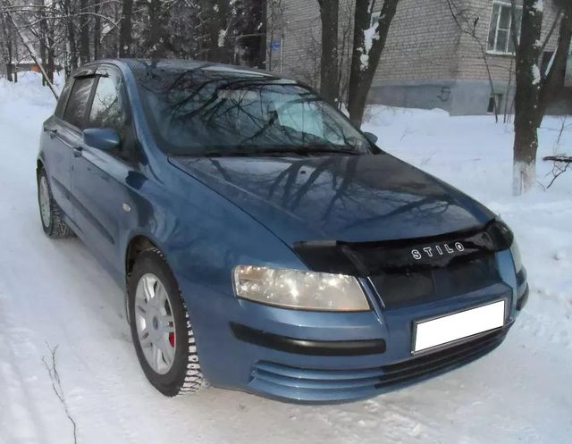 Дефлектор Vip-Tuning для капота Fiat Stilo 2001-2007. Артикул FT15