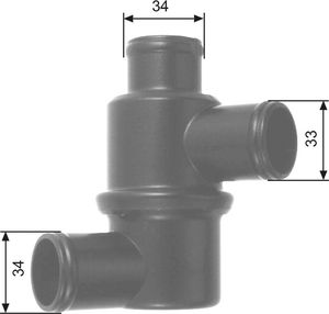Термостат Gates для ВАЗ 2107 1983-2012. Артикул TH14580