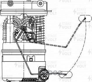 Бензонасос (топливный насос) StartVOLT. Артикул SFM 1009