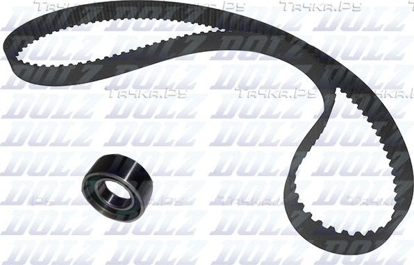 Ремень ГРМ с роликами (комплект) Dolz для Fiat Panda II 2003-2012. Артикул SKD022