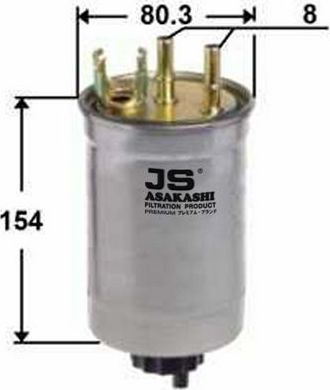 Топливный фильтр JS Asakashi. Артикул FS0043