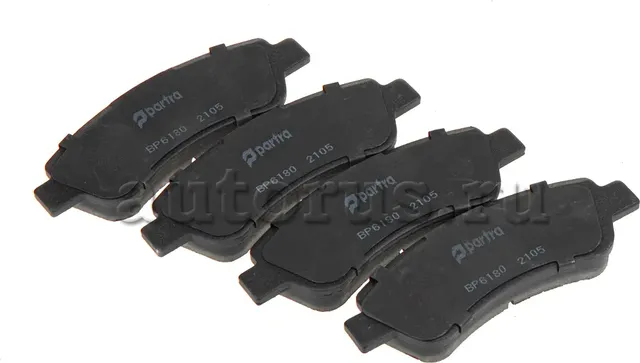 Колодки тормозные дисковые | перед прав/лев | (Partra) Partra. Артикул BP6180