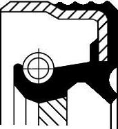 Сальник коленвала Corteco (FPM (Fluor-Kautschuk)). Артикул 12015530B