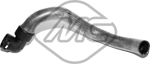 Патрубок радиатора (системы охлаждения) Metalcaucho. Артикул 09460