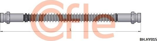 Тормозной шланг Cofle. Артикул 92.BH.HY015