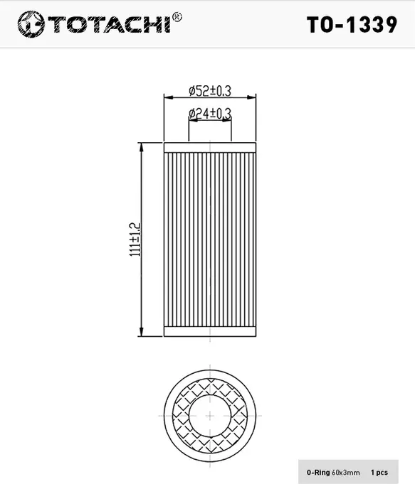 TOTACHI TO-1339 06K115466 HU6002z Totachi. Артикул TO1339