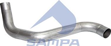 Глушитель Sampa передний для Mercedes-Benz SK 1987-1996. Артикул 010.440