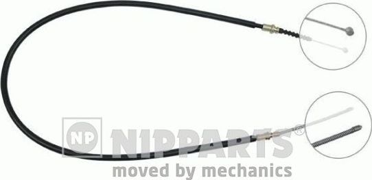 Трос ручника (тросик ручного тормоза) Nipparts. Артикул J14267