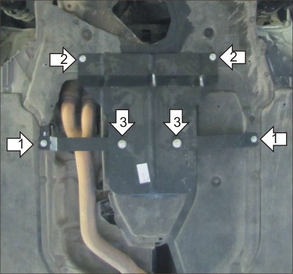 Защита Мотодор для АКПП BMW 5-серия E60 2007-2010. Артикул 00223