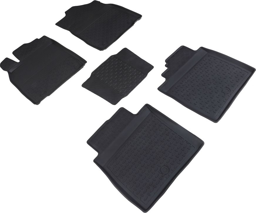 Коврики резиновые Seintex с высоким бортиком для салона Lexus ES 250 IV 2012-2015. Артикул 86499