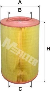 Воздушный фильтр MFilter для Citroen Jumper I 1994-2006. Артикул A 275