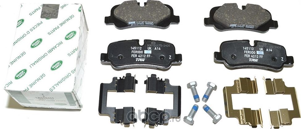 Тормозные колодки Land Rover. Артикул LR055455
