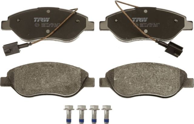 Тормозные колодки TRW COTEC передние для Lancia Delta III (844) 2008-2014. Артикул GDB1855