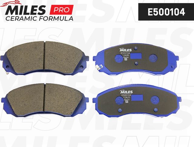 Тормозные колодки Miles (Керамика). Артикул E500104
