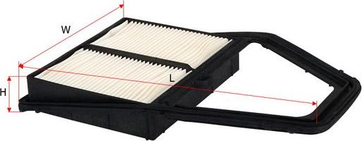 Воздушный фильтр Sakura. Артикул A-1641