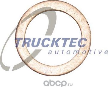 Сальник, уплотнительное кольцо Trucktec Automotive (медь). Артикул 02.67.047