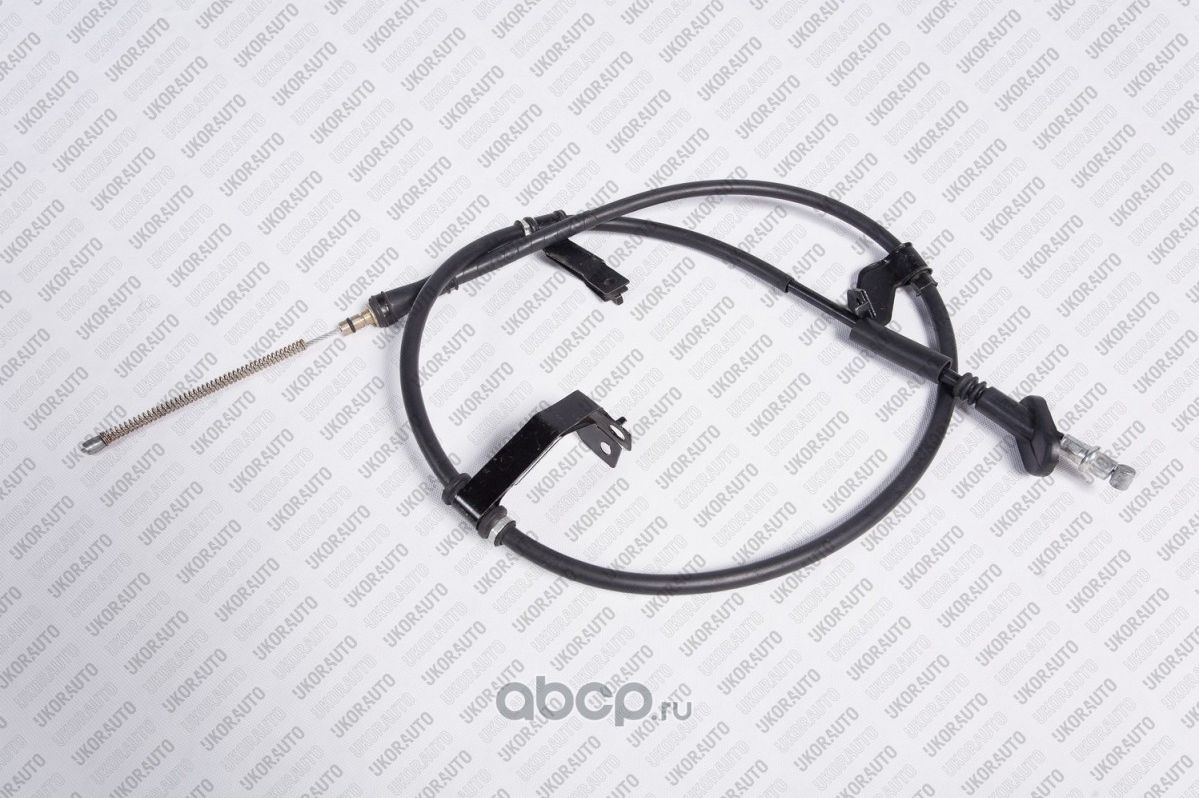 Трос стояночного тормоза левый (Ukorauto). Артикул U0107005L