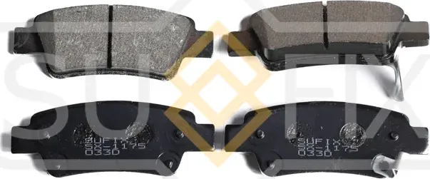 Колодки тормозные дисковые задние правые/левые HONDA CR-V III (RE) 2006-2012 (Sufix). Артикул SX1175