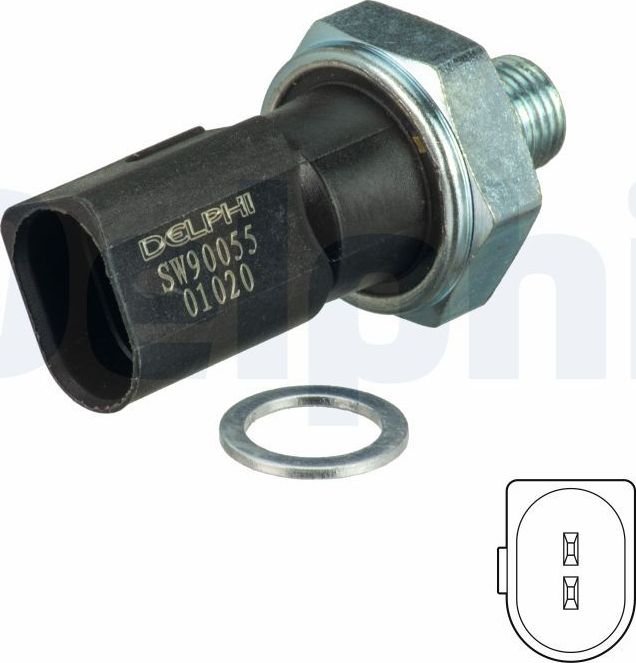 Датчик давления масла Delphi. Артикул SW90055