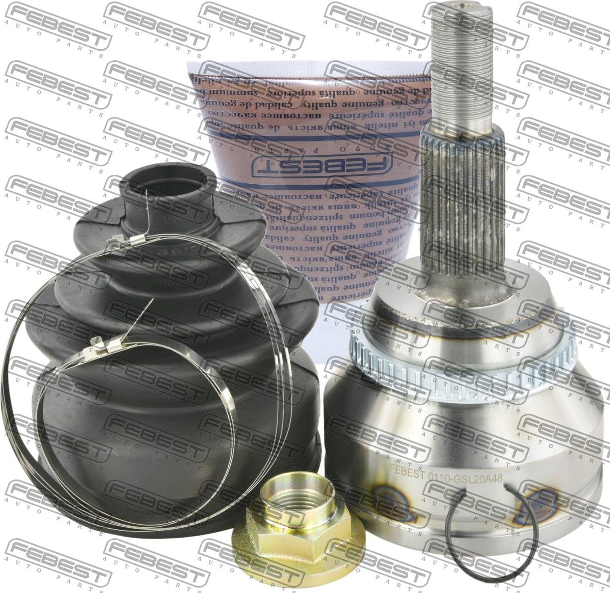 Шрус наружный (граната) Febest. Артикул 0110-GSL20A48
