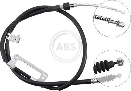 Трос ручника (тросик ручного тормоза) ABS задний правый для Kia Carens I (RS) 2002-2006. Артикул K16488