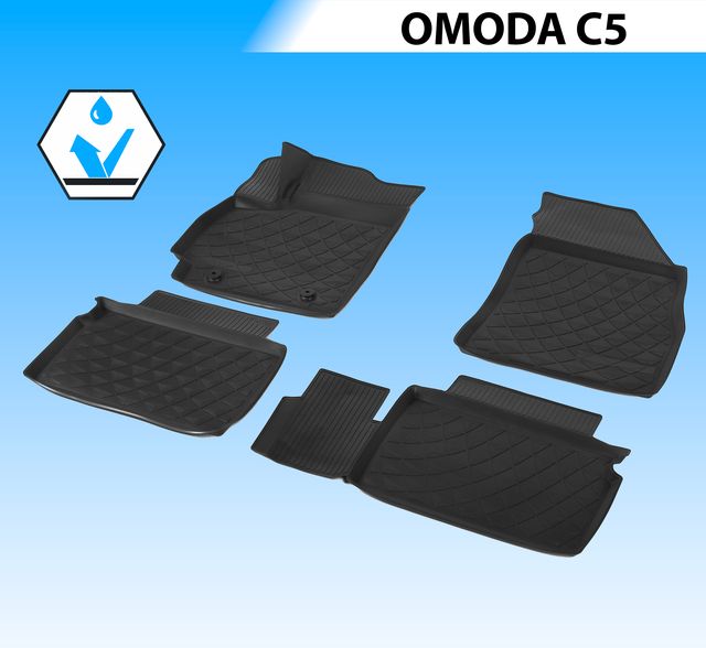 Коврики Rival для салона Omoda C5 2021-2026. Артикул 10201001