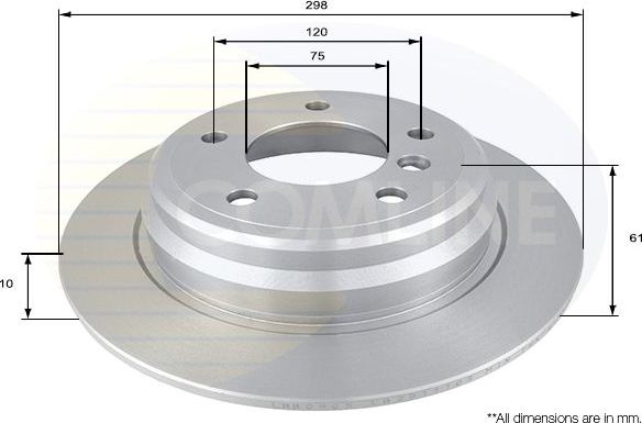 Тормозной диск Comline Comline. Артикул ADC1724