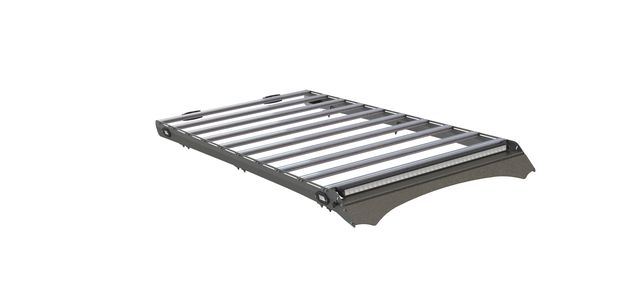 Экспедиционный багажник STC для Mitsubishi Pajero Sport I 1998-2008 Шторка дальний, рабочий и задний свет. Артикул STC-MPS/96-TR1-L1L2L3