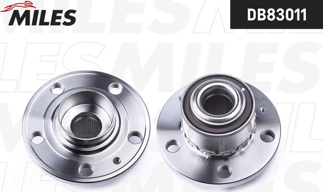 Ступица колеса с интегрированным подшипником Miles передняя правая/левая для Skoda Rapid I 2012-2019. Артикул DB83011