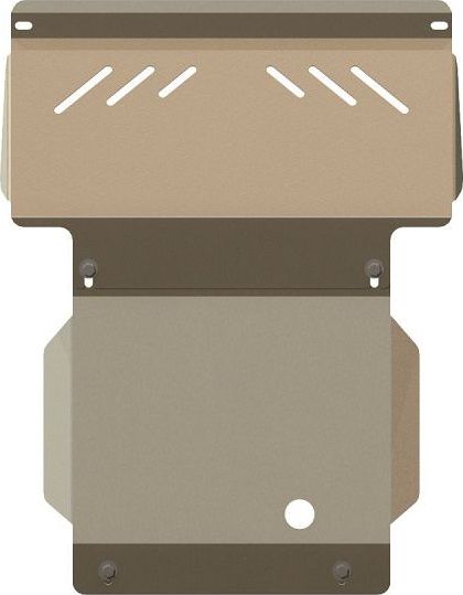 Защита алюминиевая Шериф (5 мм) для картера Isuzu D-MAX 2007-2012. Артикул 32.1151